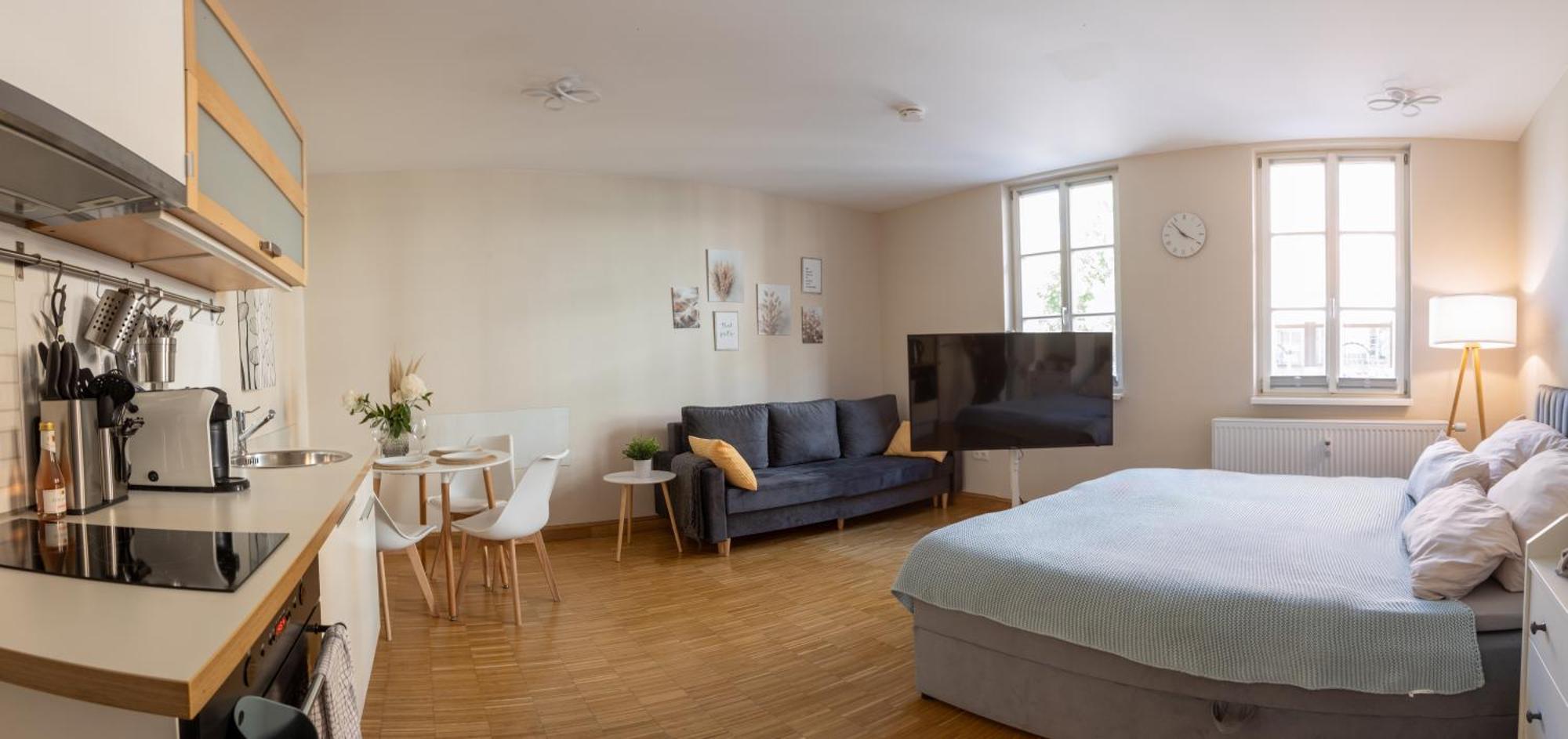 Ein Gemuetliches Studio Mit Netflix Im Zentrum Bahnhofsnaehe Coburg Exterior photo